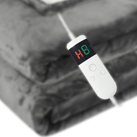 Verwarmde Elektrische Deken 130 x 160 cm met 10 Instellingen en Timer