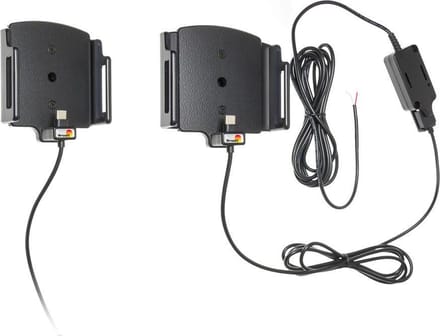 Brodit houder geschikt voor Universele verstelbare houder USB-C met vaste voeding width: 75-89 mm thickness: 9-13 mm