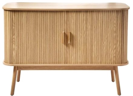 CALICOSY - Buffet Houten decor met 2 schuifdeuren 110x39x75cm