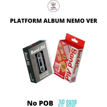 Sélectionnez l'album de la plateforme POB Nemo Ver DAY6 9th Mini Album BAND AID No POB Random Ver gray