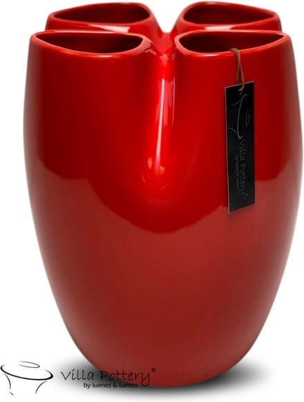 Rode vaas Valance D22xH28