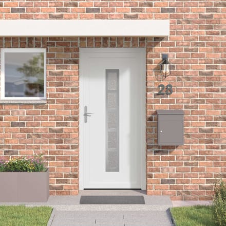 vidaXL Voordeur Wit 88 x 200 cm PVC
