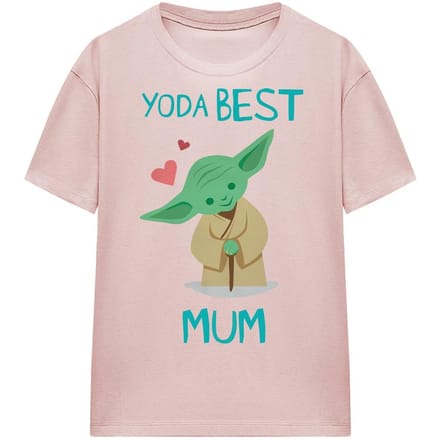 Star Wars Dames/Dames Beste Mama Yoda Moederdag T-Shirt (Roze)