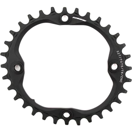 Massi Oval 104 Bcd Shimano Kettingblad Zwart 32t