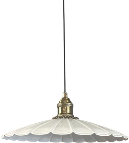 Bamyum Risso Hanglamp Industrieel Metaal Ø34 cm, Vintage Hanglamp, E27 Pendellamp