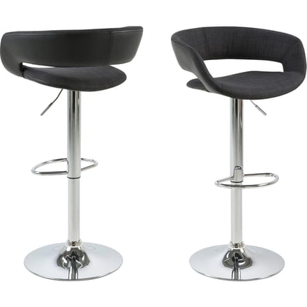 Smuk Barkruk Gale Antraciet - 2 Stuks