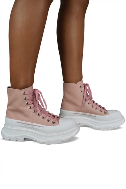 Alexander McQueen sneakers Tread glad roze