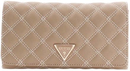 GUESS schoudertas Giully II Xbody Flap Organizer Pale Mocha Lichtbruin