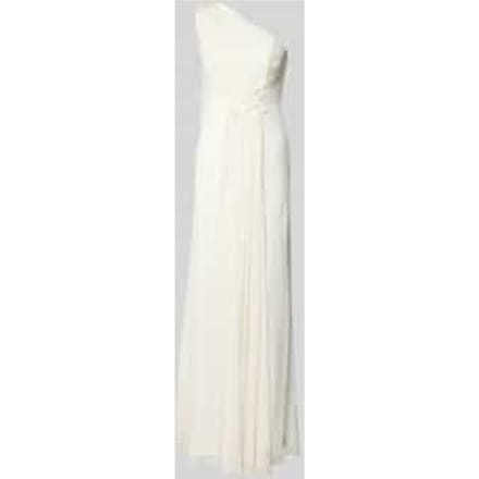 maxi-jurk in one-shoulder look