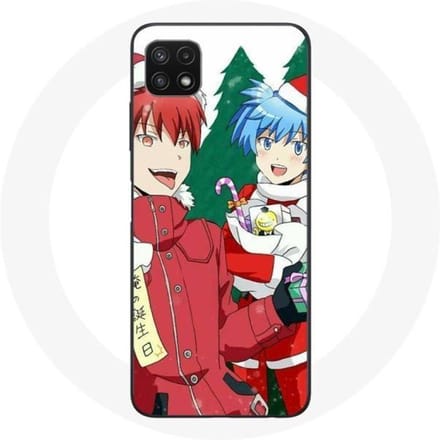 Coque pour Samsung Galaxy A22 5G Karma et Nagisa Assassination Classroom Anime Christmas day