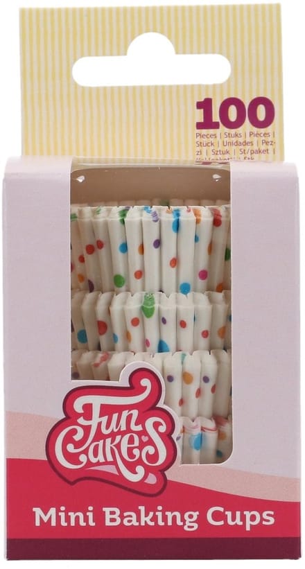 FunCakes Mini Baking Cups Confetti pk/100