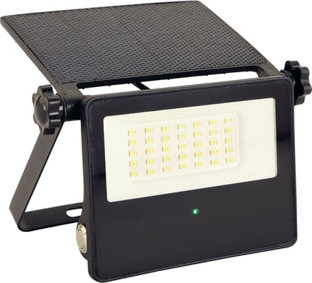 SANTOR - Led Solar - Zonne-energie - Buiten Wandlamp- 10w 1100 Lumen -Zwart - met bewegingssensor