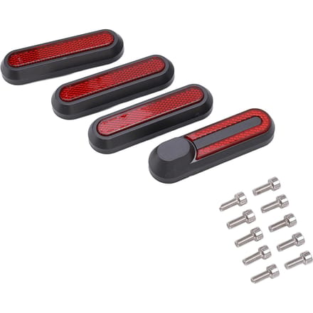 4 Stuks Elektrische Scooter Wielnaaf Covers Veilig Rijden Eenvoudig te Installeren Elektrische Scooter Accessoires voor black