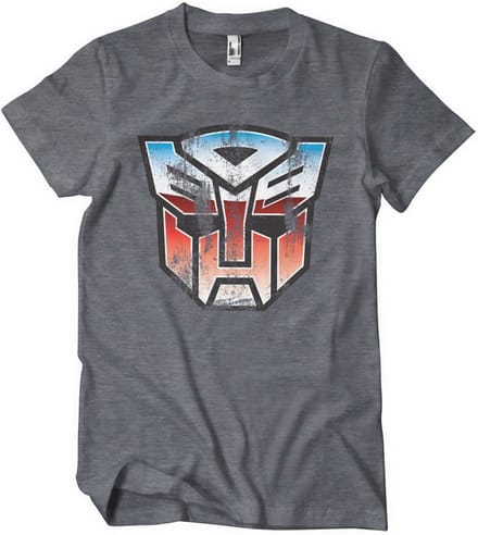 Transformers Distressed Autobot Shield T-shirt donker/gemêleerd