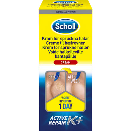 Scholl Hielkloven cr&egrave;me Active care K+ 120 ml