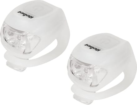 Rebel - LED Fietslampenset - Voor en Achter - Zwart - Silicoon