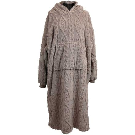 Unique Living - Hoodie Pleun Taupe -78x120cm