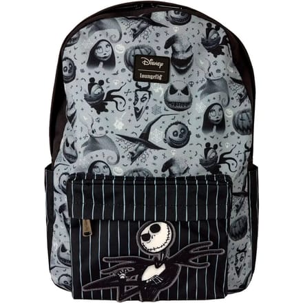 The Nightmare Before Christmas Loungefly - Jack Dames Rugtas - zwart/grijs/wit - Standard