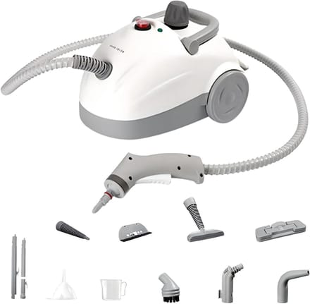 Stoomreiniger - Stoommachine - Grondig Reinigen - Hogedruk stoom - 1200 ml - Zwart