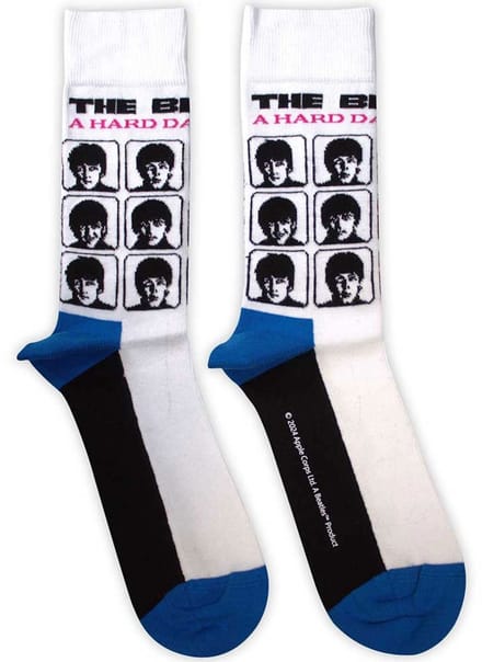 The Beatles - A Hard Day's Night Album Enkelsokken - Wit