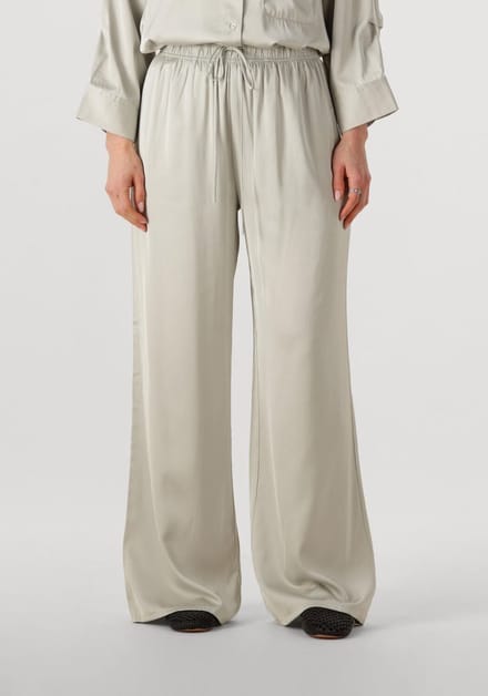 WITHBLACK Wblpaddie Sateen Pants Broeken Dames - Wit - Maat S