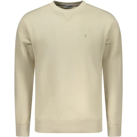 Coveri Bewegende Beiger Katoenen Heren Sweatshirt