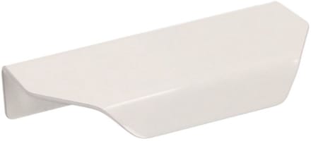 Gamet Serie - Witte Glanzende Handgreep - 72mm - Aluminiumprofiel