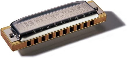 Blues Harmonica A - 7G10A Model Met Houten Lichaam