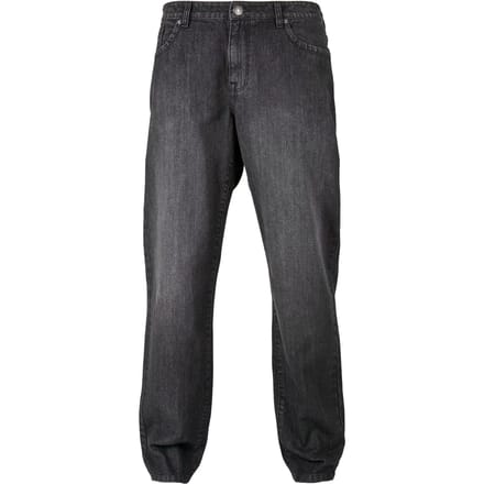 Urban Classics Broek Loose Fit -jeans Real Black Washed