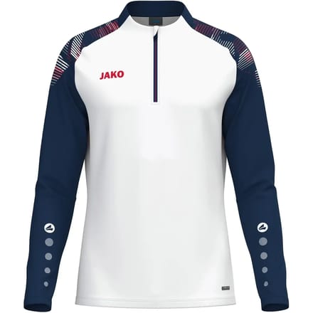 Jako Sonic Ziptop Kinderen - Wit / Marine / Rood | Maat: 152