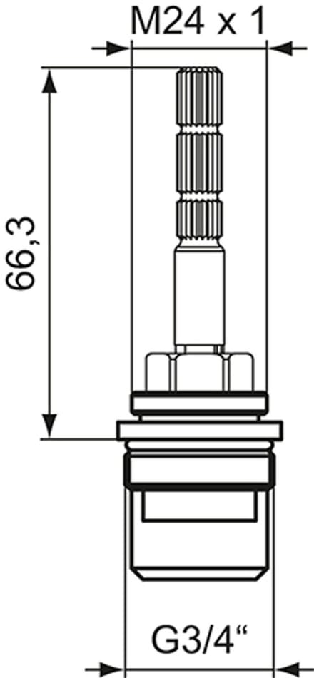 Ideal Standard JADO keramisch bovendeel G3/4, H960935NU, rechtsluitend, H960935NU