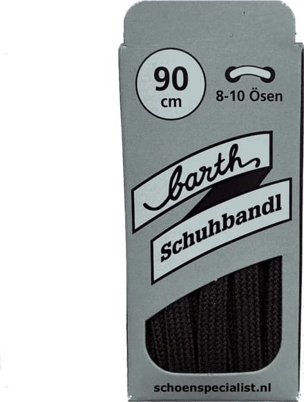 Platte smalle veter zwarte 120 cm