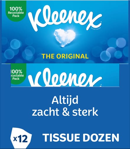Kleenex tissues - The Original - Voordeelverpakking - (6x2) Dozen (864 doekjes)