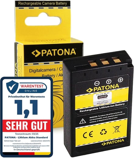 Camera Batterij - Reserve Accu - Fotografie - Info-chip weergave - 55 x 36 x 13 cm