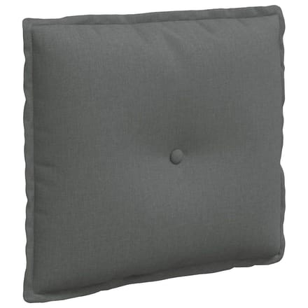vidaXL - Rugkussen - Donkergrijs - 200 - x - 19 - x - 50 - cm - Stof