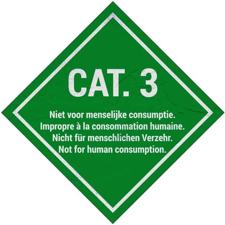 Categorie 3 bord | Sign Again materiaal | 30 x 30 cm