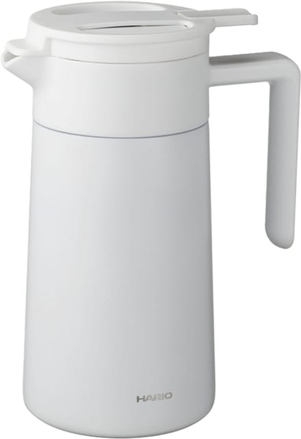 HARIO - Dubbelwandige Thermal Pot met Keramische Coating - 600mL - Wit