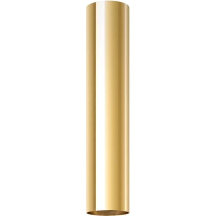 Plafondlamp LAGOS 30 slanke cilindrische opbouwspot van 30 cm - Sollux Lighting - IP20 - Glanzend goud staal behuizing - 6 x 6 x 30 cm - 1 x GU10 LED, exclusief lichtbron - Max. 10 W - Moderne plafondlamp voor woonkamer, slaapkamer en eetkamer