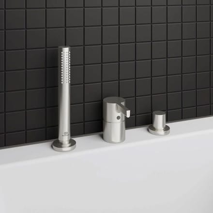 Ideal Standard 3-hole bath faucet for tub edge without spout BC788GN