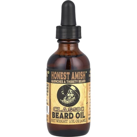 Honest Amish, Huile à barbe, Classique, 2 fl oz (60 ml) black