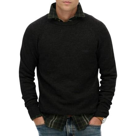 Superdry Wool Blend Jumper Sweater Heren - Maat L