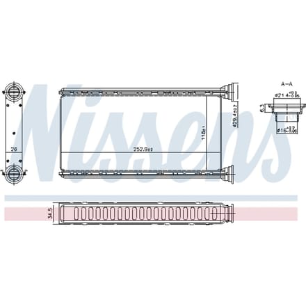 Waterverwarmer NISSENS 707288