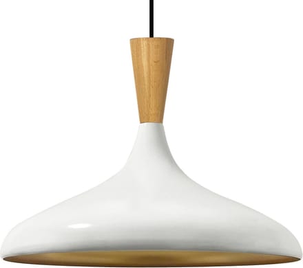 Bamyum Champion Træ Hanger, 35 cm Hanglamp Metaal E27 , Scandinavische Wit Hanglamp