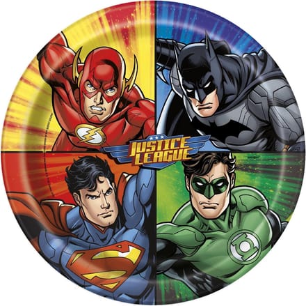 UNIQUE - 8 Justice League borden 23 cm