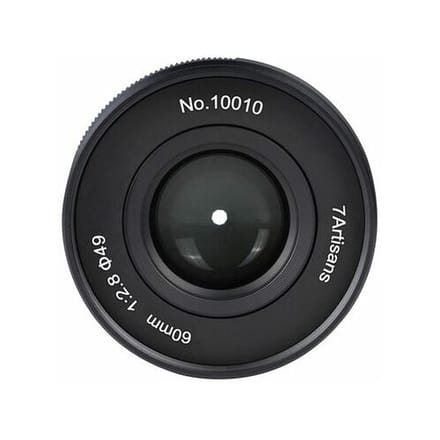 7Artisans 60mm F2.8 II Fujifilm X-Mount Objectief