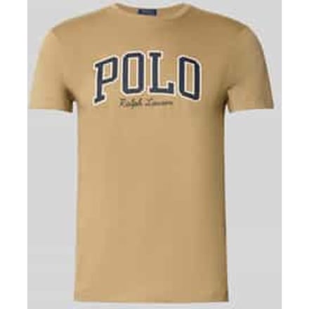 Custom slim fit T-shirt met ronde hals