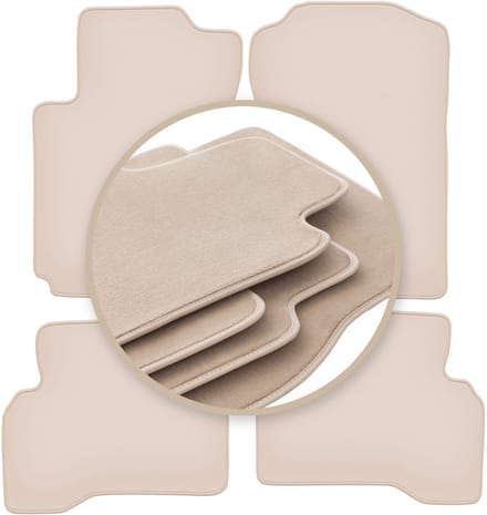 PREMIUM beige matten voor: Suzuki Grand Vitara II 3-deurs 2005-2014