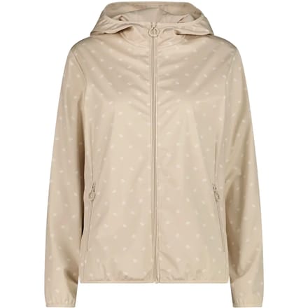 Vrouwelijke geprinte softshell waterdichte jas CMP