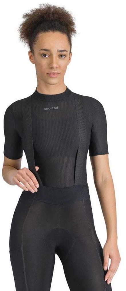 Sportful Winter Korte Mouwen Basislaag Zwart S Vrouw