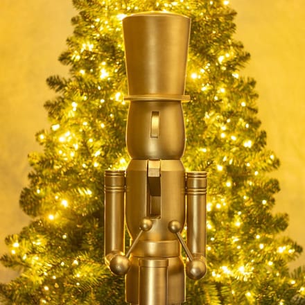 Grote XXL Houten Kerstmis Notenkraker Beeld – 120 cm Hoog